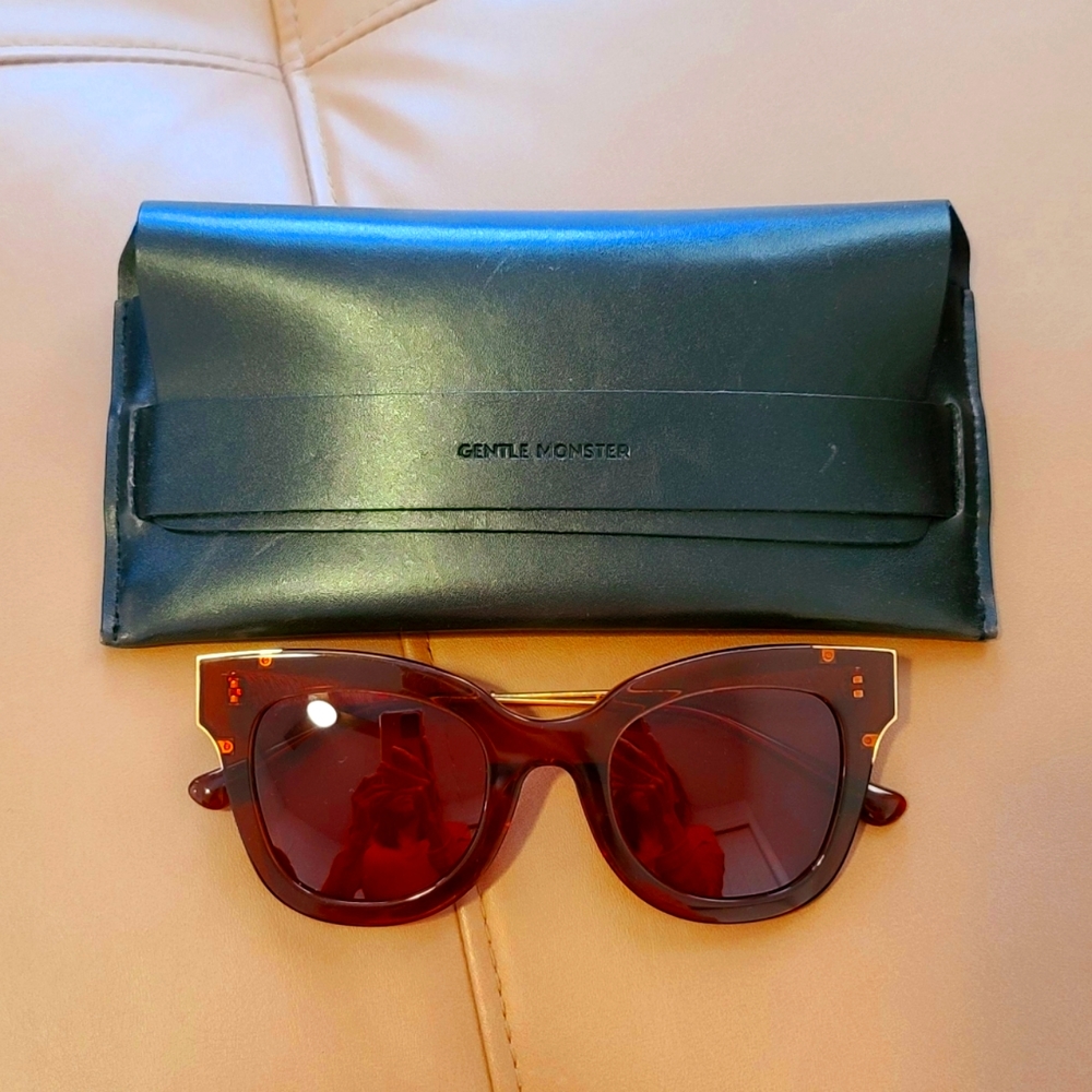 Gentle Monster ChiChi Wayfarer Brown Sunglasses